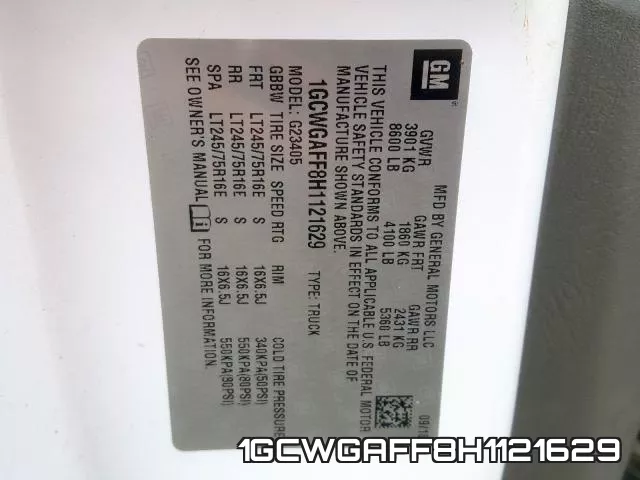 1GCWGAFF8H1121629 фото 2