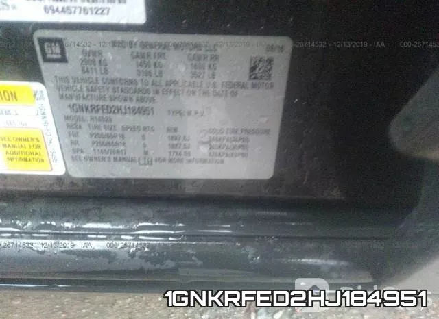 1GNKRFED2HJ184951 фото 10