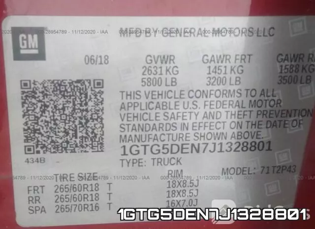 1GTG5DEN7J1328801 фото 10