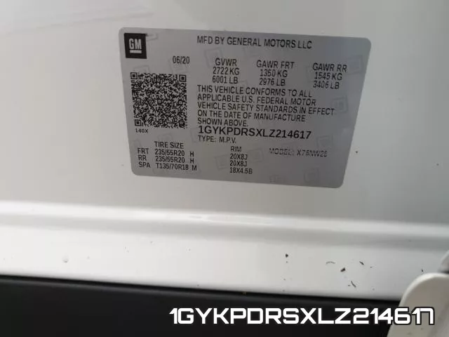 1GYKPDRSXLZ214617 фото 2