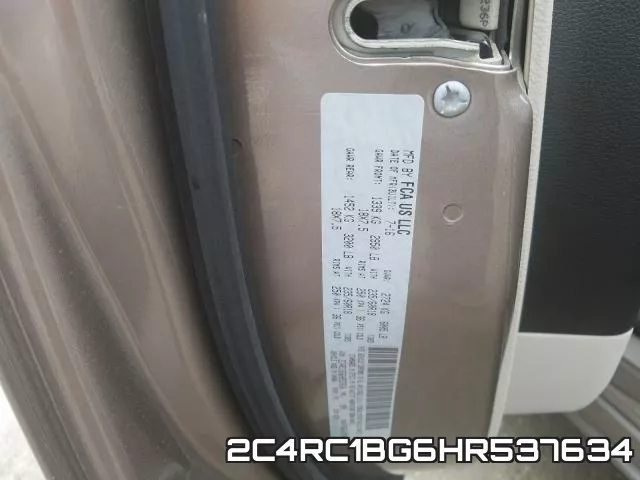 2C4RC1BG6HR537634 фото 2