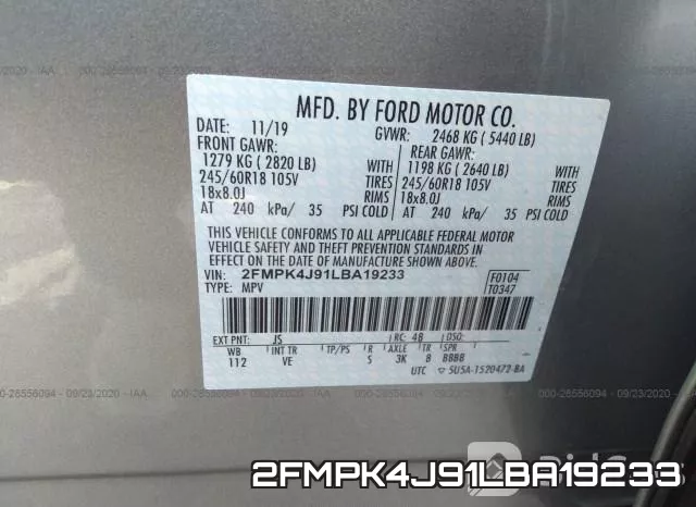2FMPK4J91LBA19233 фото 10