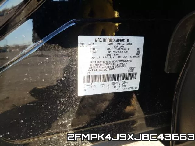 2FMPK4J9XJBC43663 фото 2