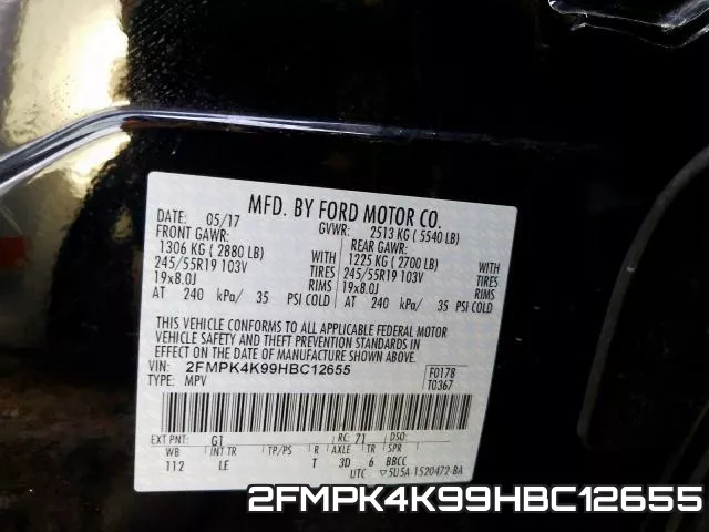 2FMPK4K99HBC12655 фото 2