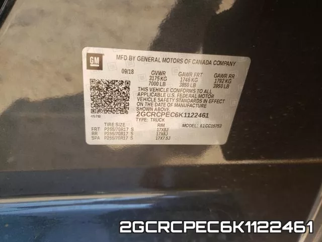 2GCRCPEC6K1122461 фото 2