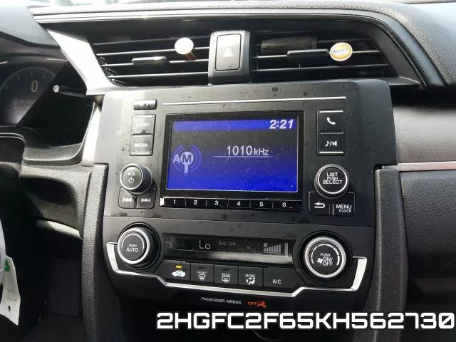 2HGFC2F65KH562730 фото 10
