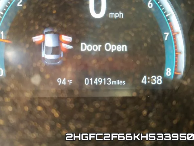 2HGFC2F66KH533950 фото 9