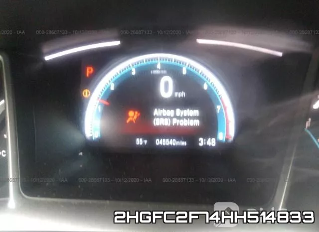2HGFC2F74HH514833 фото 8