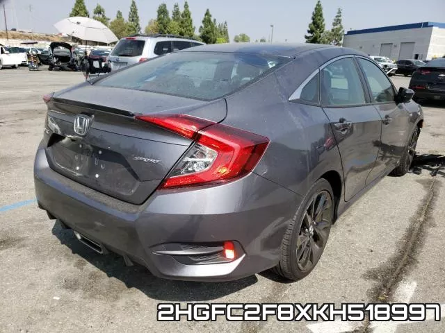 2HGFC2F8XKH518997 фото 5