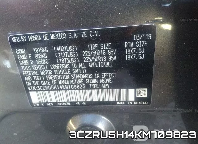 3CZRU5H14KM709823 фото 10