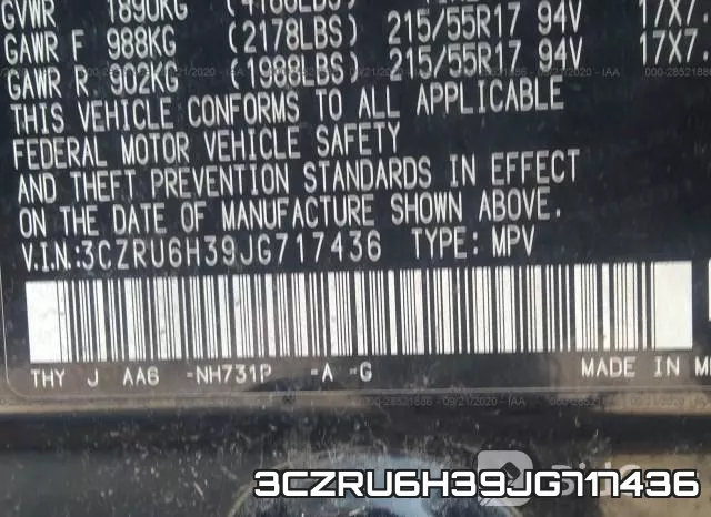 3CZRU6H39JG717436 фото 10