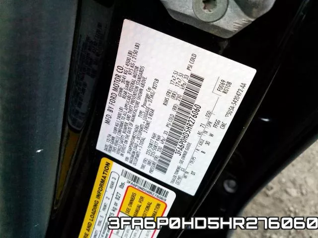 3FA6P0HD5HR276060 фото 2