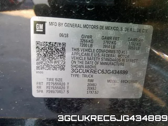 3GCUKREC6JG434889 фото 2