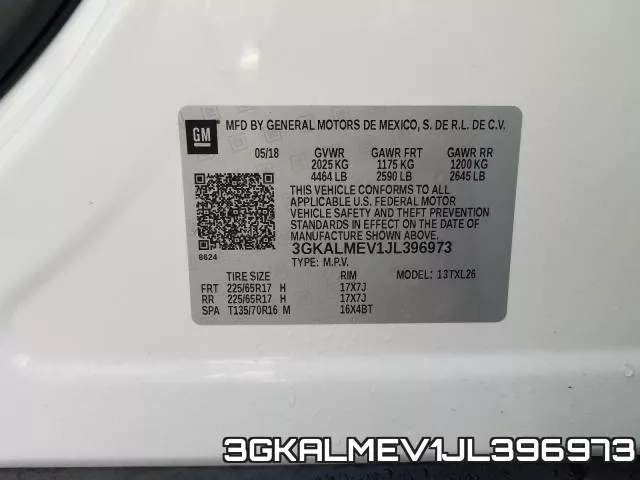 3GKALMEV1JL396973 фото 2
