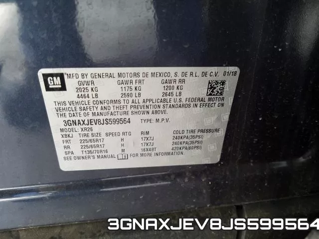 3GNAXJEV8JS599564 фото 2