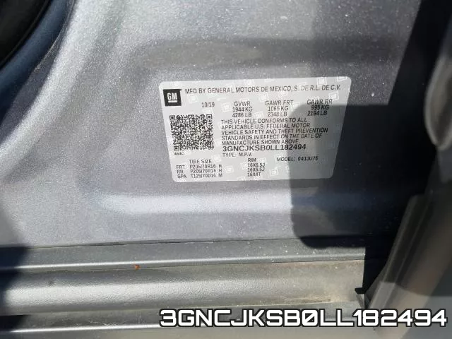 3GNCJKSB0LL182494 фото 2