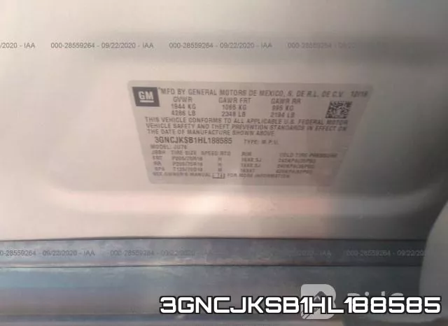 3GNCJKSB1HL188585 фото 10