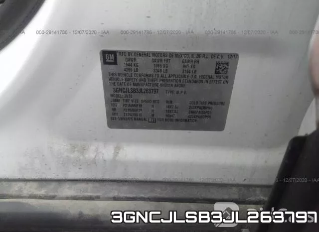3GNCJLSB3JL263797 фото 10