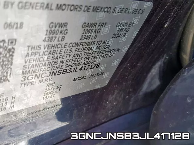 3GNCJNSB3JL417128 фото 2