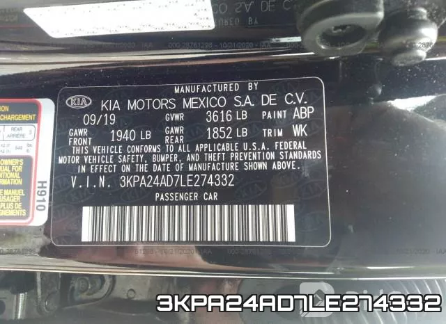 3KPA24AD7LE274332 фото 10