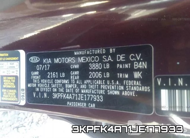 3KPFK4A71JE177933 фото 10