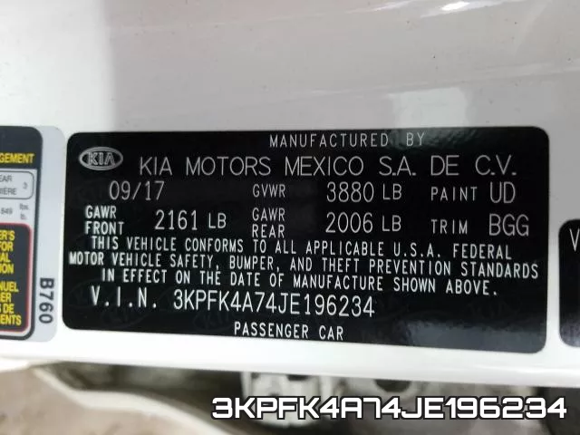 3KPFK4A74JE196234 фото 2