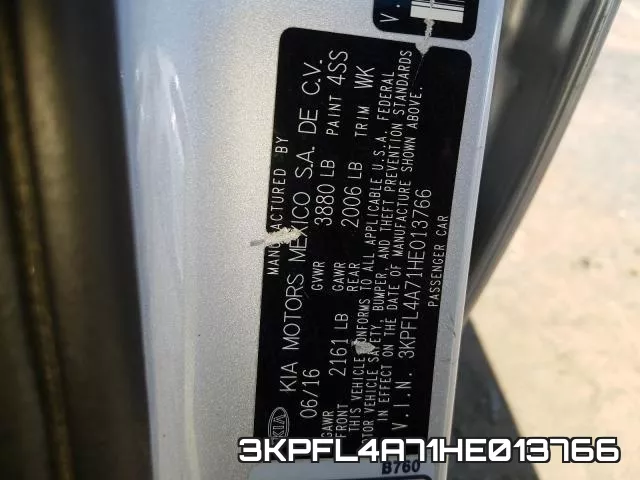 3KPFL4A71HE013766 фото 2