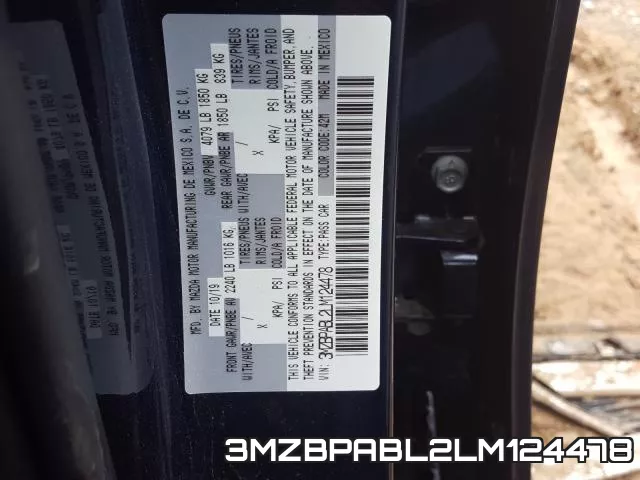 3MZBPABL2LM124478 фото 2