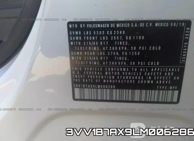 3VV1B7AX9LM006286 фото 10