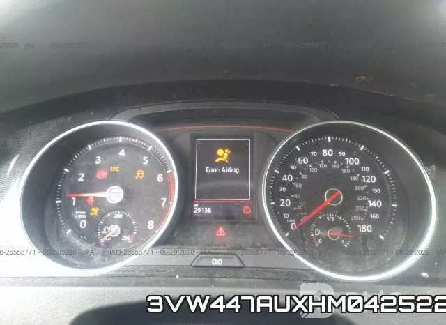 3VW447AUXHM042522 фото 8