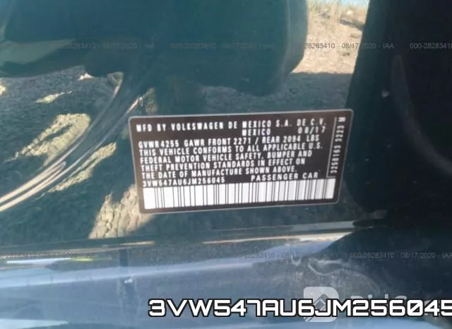 3VW547AU6JM256045 фото 10