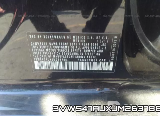 3VW547AUXJM263788 фото 9