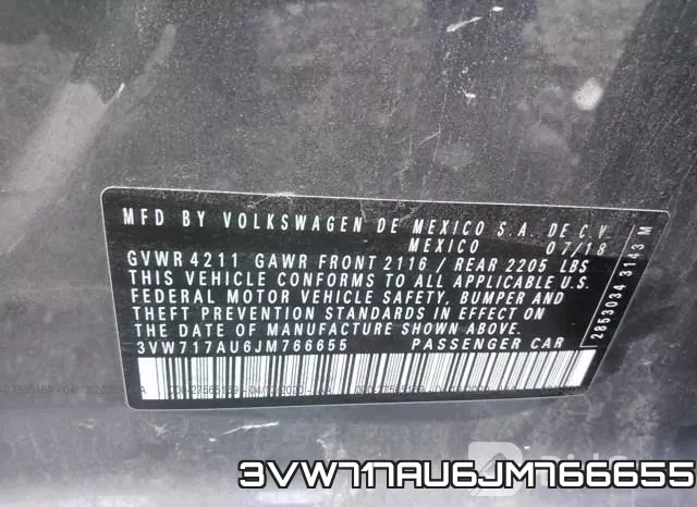 3VW717AU6JM766655 фото 10