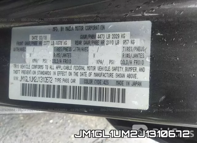 JM1GL1UM2J1310672 фото 10