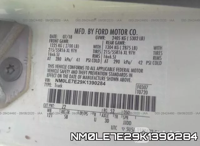 NM0LE7E29K1390284 фото 9