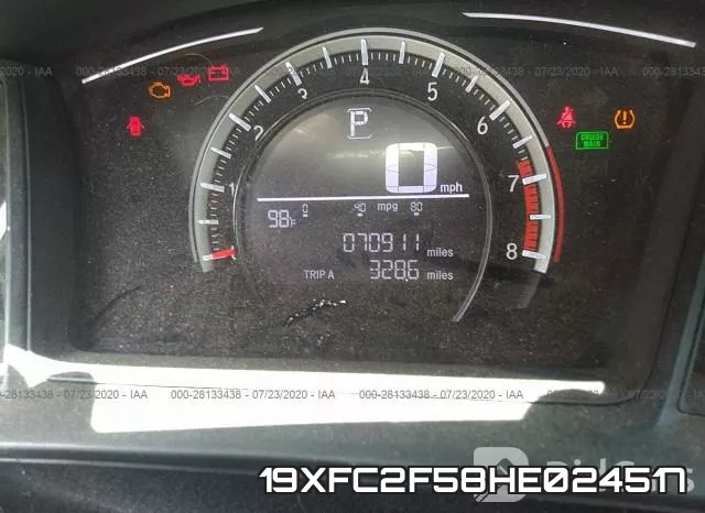 19XFC2F58HE024517 фото 8