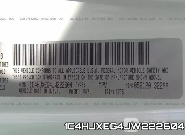 1C4HJXEG4JW222604 фото 10