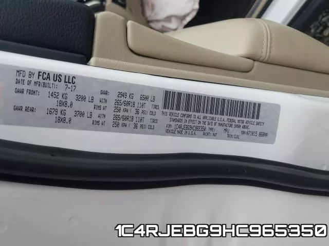 1C4RJEBG9HC965350 фото 2