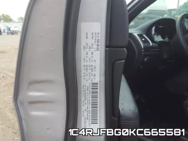 1C4RJFBG0KC665581 фото 2