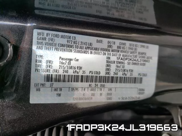 1FADP3K24JL319663 фото 2