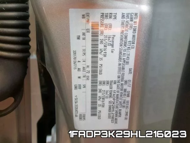 1FADP3K29HL216023 фото 2
