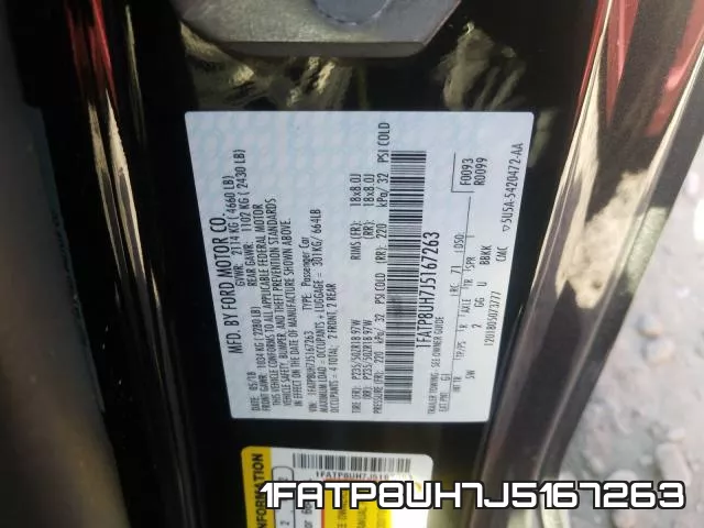 1FATP8UH7J5167263 фото 2