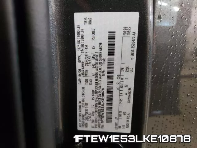 1FTEW1E53LKE10878 фото 2
