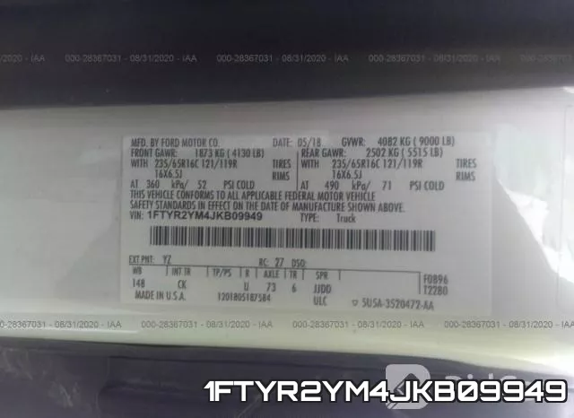 1FTYR2YM4JKB09949 фото 10