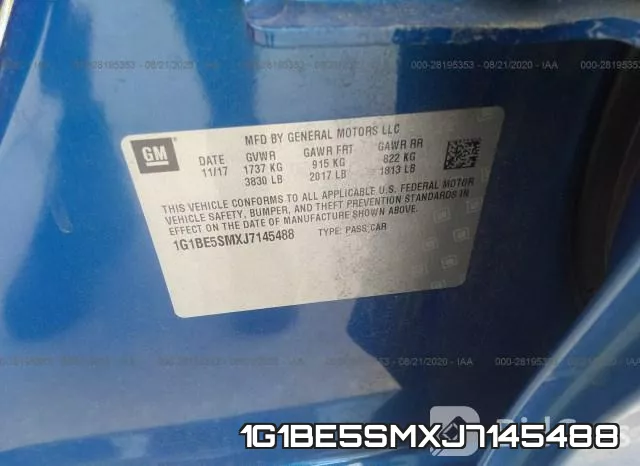 1G1BE5SMXJ7145488 фото 10