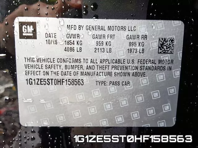 1G1ZE5ST0HF158563 фото 2