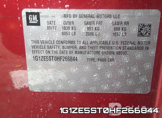 1G1ZE5ST0HF266844 фото 9