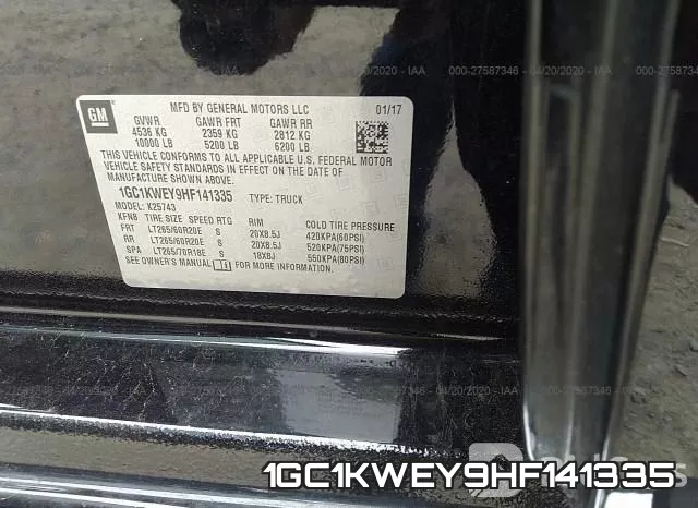 1GC1KWEY9HF141335 фото 10