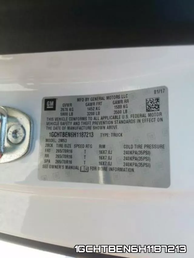 1GCHTBEN6H1187213 фото 2
