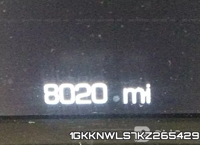 1GKKNWLS7KZ265429 фото 8